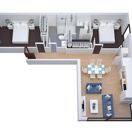 The Hamptons Apartments - St Kilda Мелбърн Екстериор снимка
