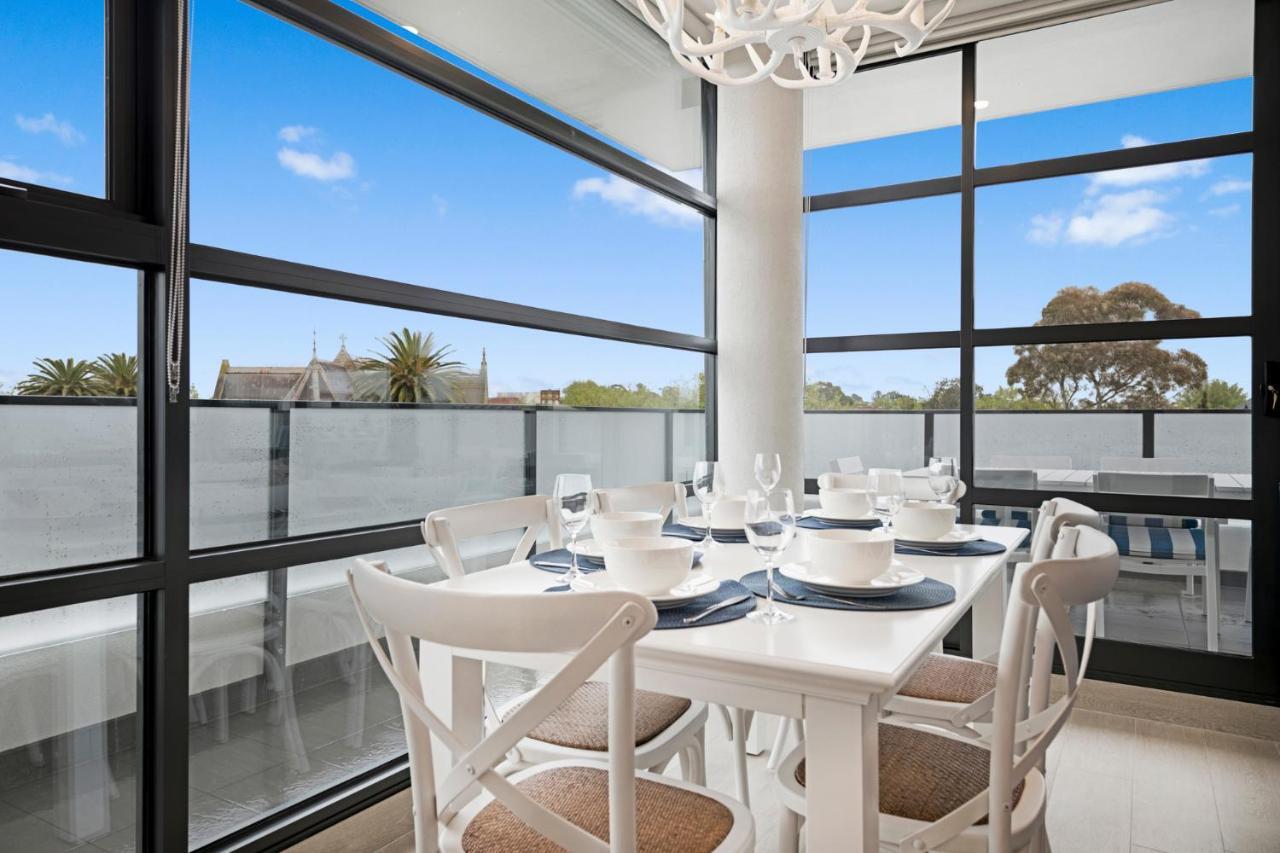 The Hamptons Apartments - St Kilda Мелбърн Екстериор снимка
